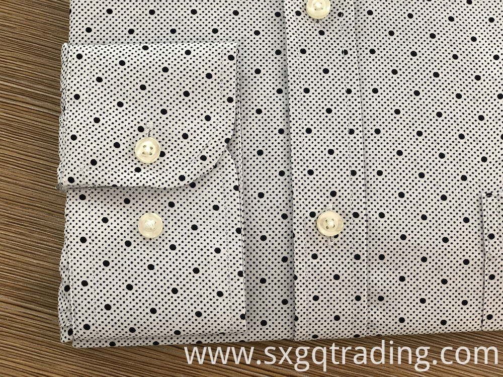 Round cuff male shirt Round cuff male shirt